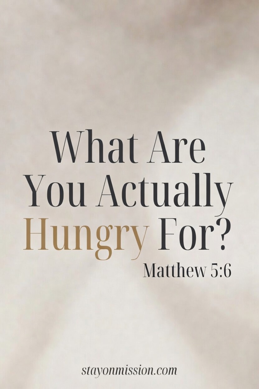What Are You Actually Hungry For?