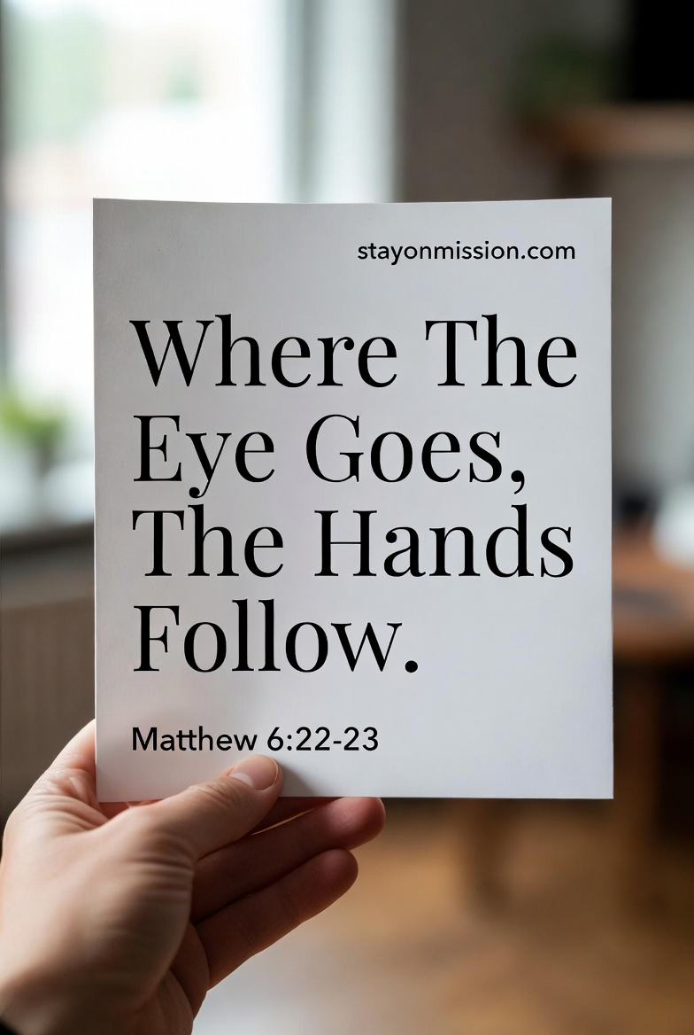 Where The Eye Goes, The Hands Will Follow