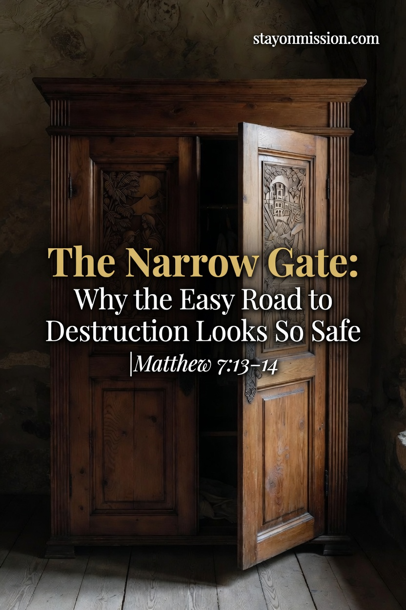The Narrow Gate: Why the Easy Road to Destruction Looks So Safe | Matthew 7:13–14
